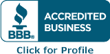 BBB Accredited Business logo demonstrating Arrow Asphalt LLC's commitment to quality paving services.
