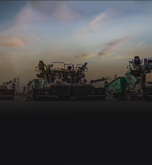 Asphalt paving equipment and machinery for road construction and repair.