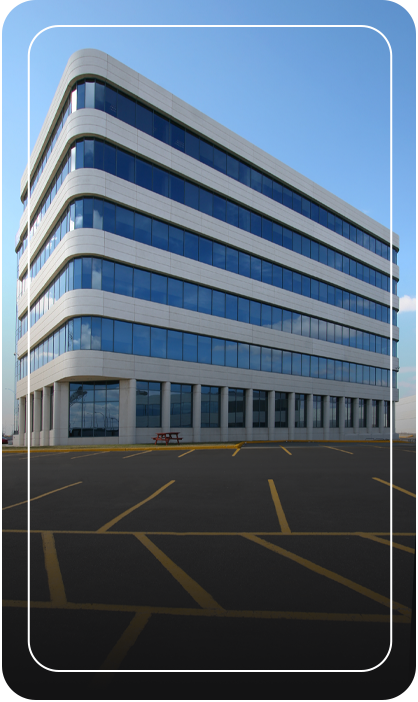 Arrow Asphalt LLC commercial paving project at modern Oklahoma City office building.