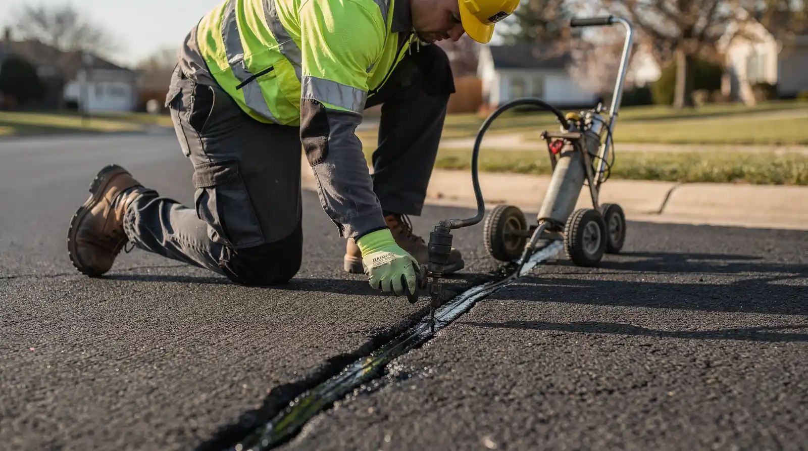 Arrow Asphalt provides resurfacing, repair, chip seal, and concrete services that support long-term pavement performance