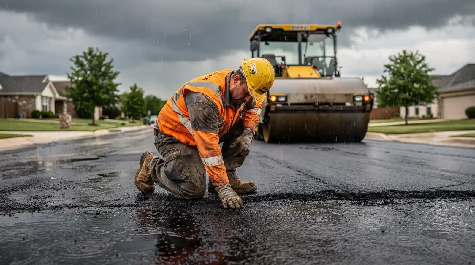 Over three decades of industry experience allow the team to handle paving projects in extreme